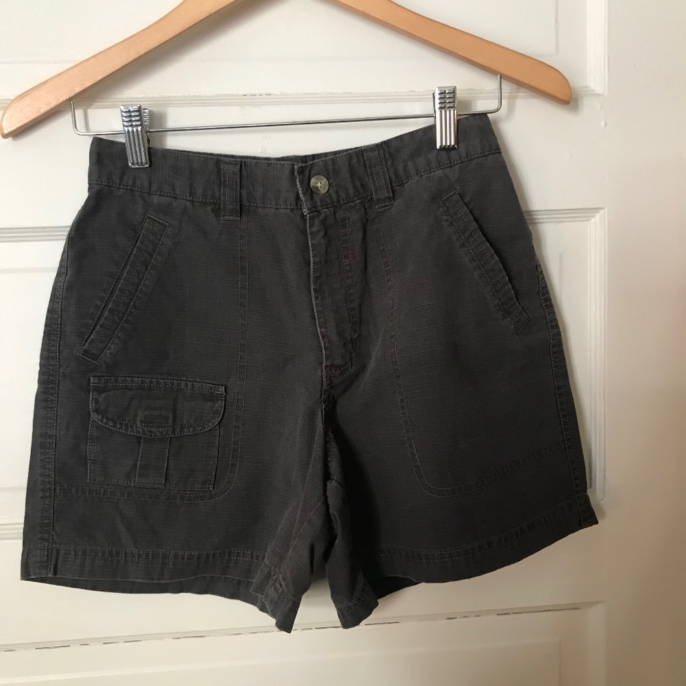Columbia dark grey hiking outdoors Gorpcore ripstop Shorts 4
